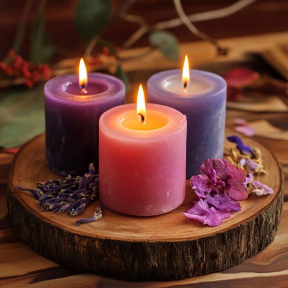 Scented candles and prayer: Creating a sacred atmosphere at home